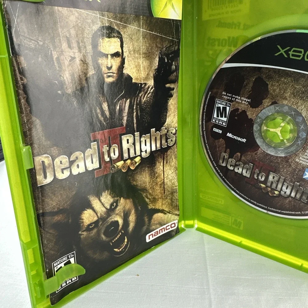 Dead to Rights Original Xbox CIB Complete w/ Manual Tested NTSC-U/C 2002